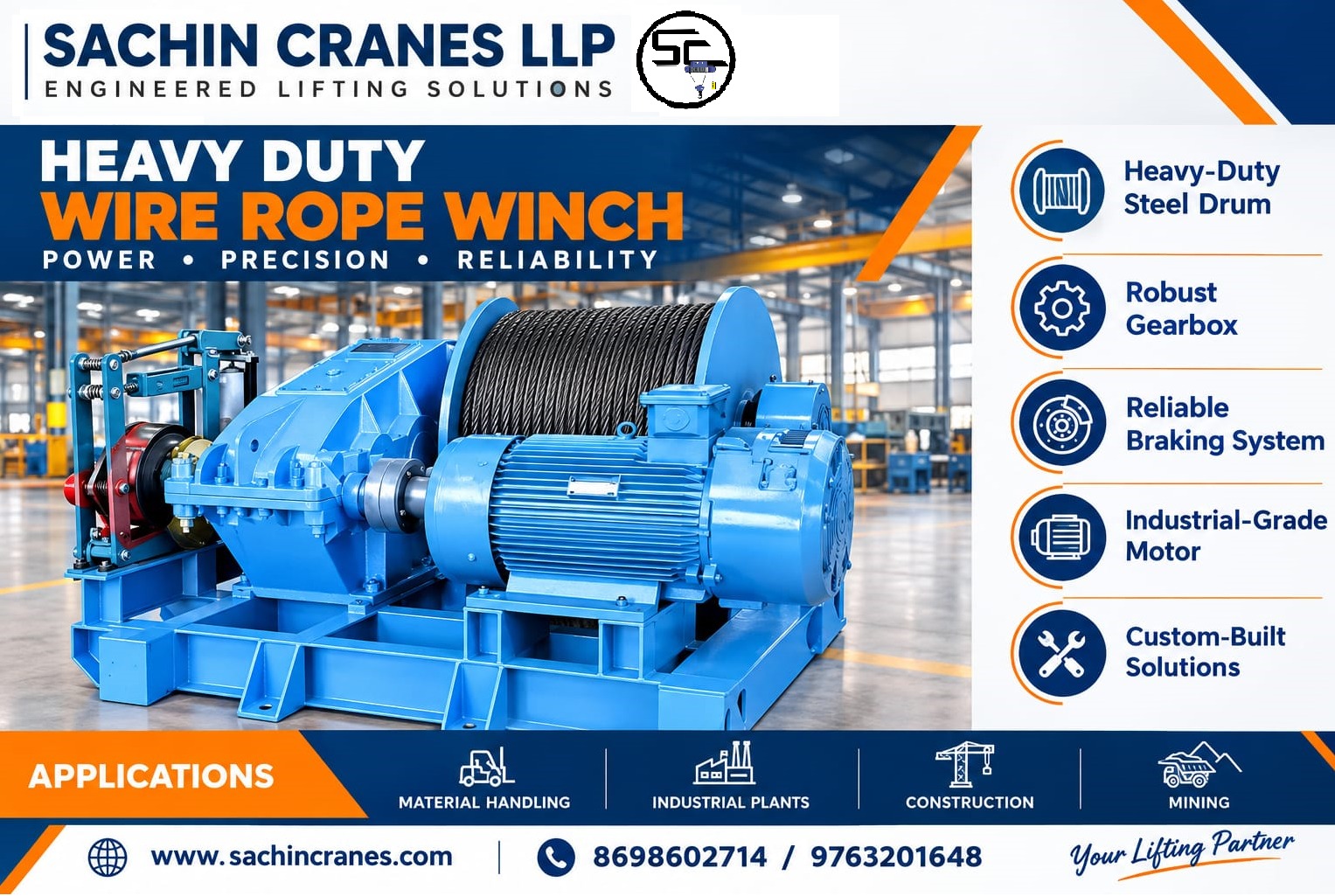 single girder eot crane manufacturer